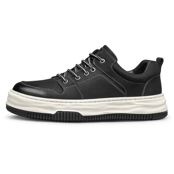 Mens fashion sneakers Platform Genuine leather shoes H33608 23 WinterBlack