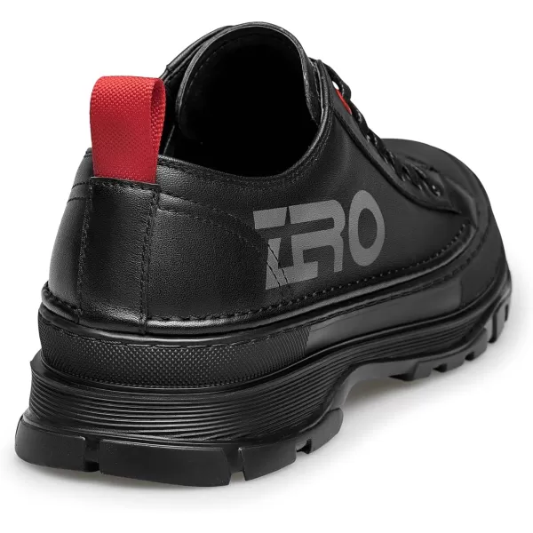Mens sneakers genuine leather soft fashionable popular R1223360AutumnBlack