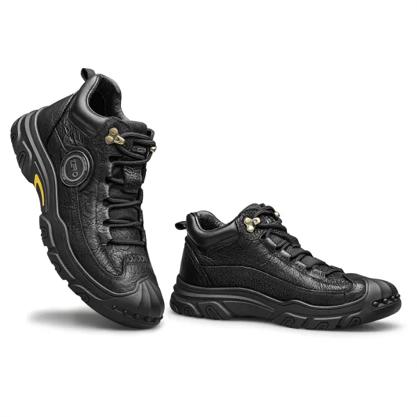 ZRO Mens Insulated Work Boots with Reinforced Top and Rubber Outsole M35710D 23 WinterBlack