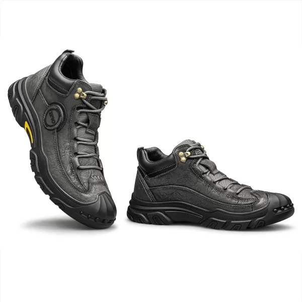 ZRO Mens Insulated Work Boots with Reinforced Top and Rubber Outsole M35710D 23 WinterGrey