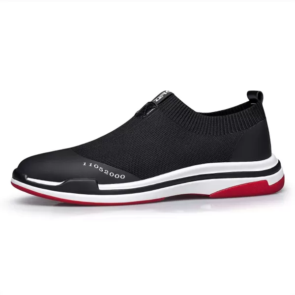 ZRO Mens Y135 Walking Comfortable Mesh Fashion SneakersBlack