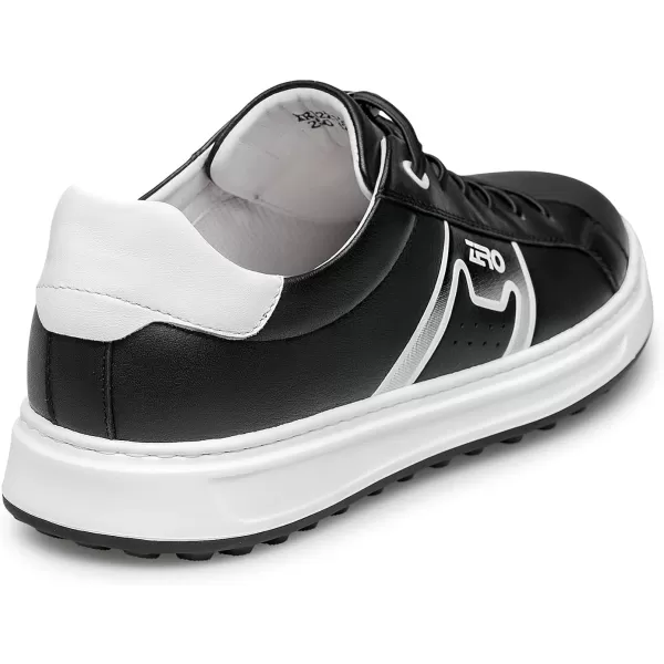 ZRO Sneakers Mens White Cowhide Leather Shoes Fashionable Casual EVA Tool R1277 22 AutumnBlack
