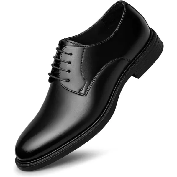 Mens Derby Shoes  Genuine Leather Simple Design Formal B33519 23 WinterBlack