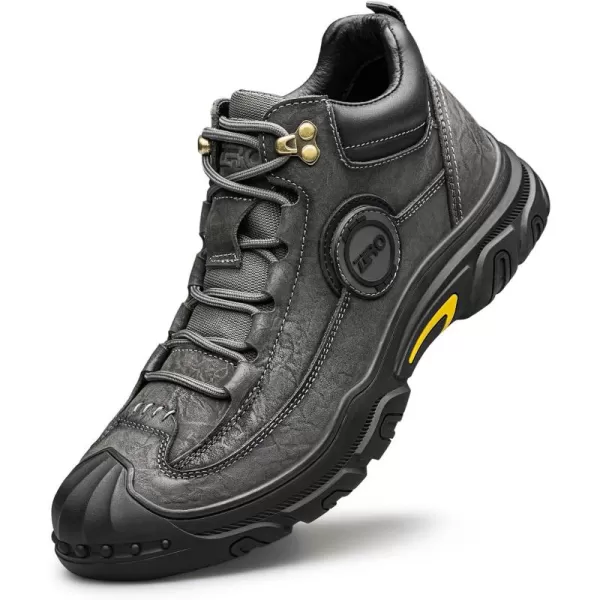 ZRO Mens Insulated Work Boots with Reinforced Top and Rubber Outsole M35710D 23 WinterGrey