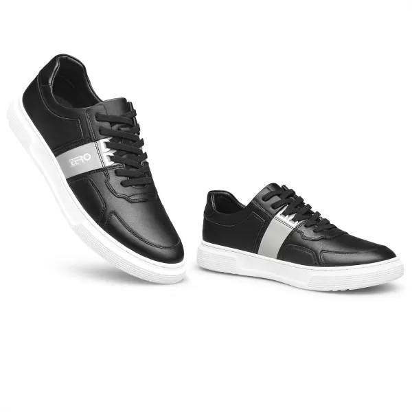 Mens Casual Cowhide Genuine Leather Sneakers Fashion Shoes for Men 22modelBlack