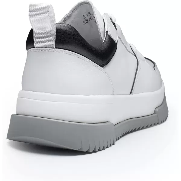 Mens Sneakers Thick Soles Athletic Shoes That Increase Your Height by 5cm 22 AutumnWhite