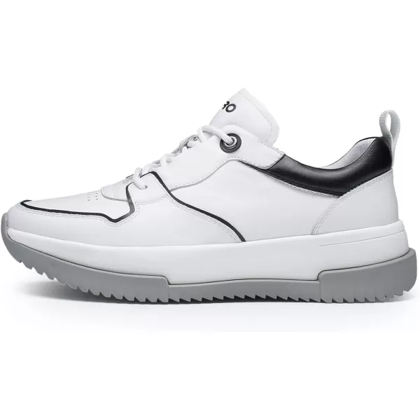 Mens Sneakers Thick Soles Athletic Shoes That Increase Your Height by 5cm 22 AutumnWhite