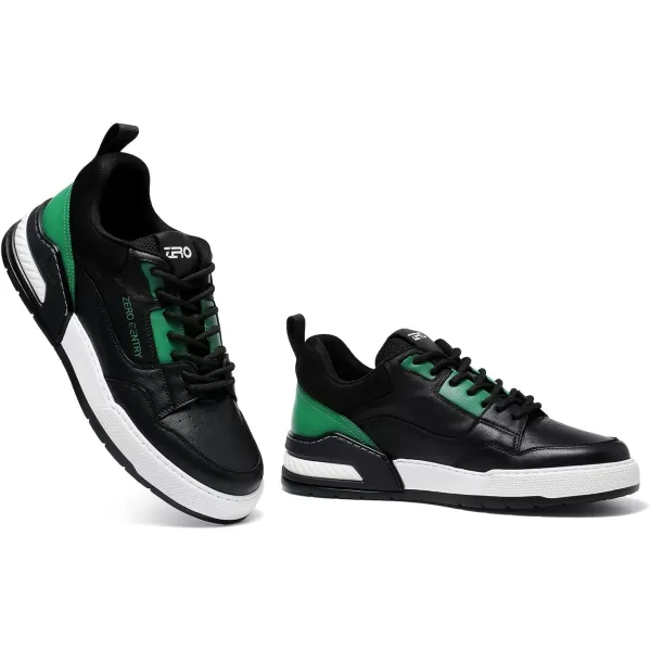 Mens fashion Sneakers Genuine Leather Casual Sport shoes for men S1223321WinterBlack