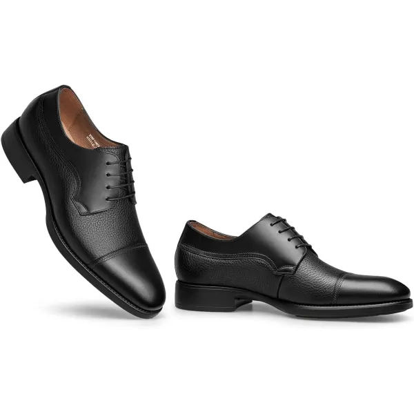ZRO Mens Derby Dress Shoes wide formal leather shoes for men XBF1867 24 SpringBlack