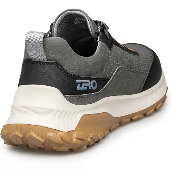 ZRO Mens Slip on Flat Sneakers Fashion Leather Shoes for Men HF1901 24 SpringGrey