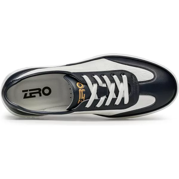 ZRO Mens Sneakers casual shoes Lace up Lightweight leather shoes for men RF1933 24 SpringBlue