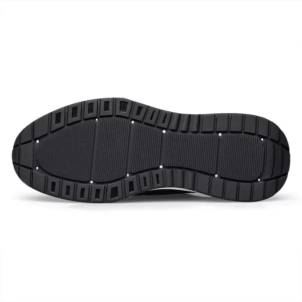 ZRO Mens Walking Stylish Mesh Fashion SneakersBlack