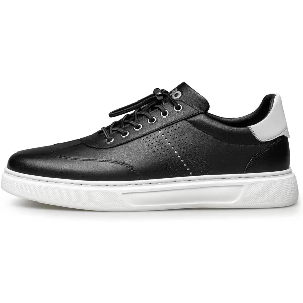 ZRO Mens casual sneakers leather shoes for men 22 modelBlack
