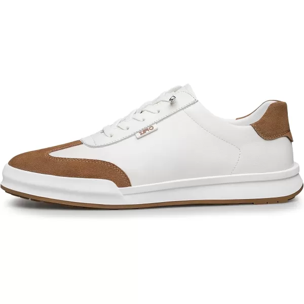 ZRO Mens white sneakers casual fashion shoes for men 22 modelBrown