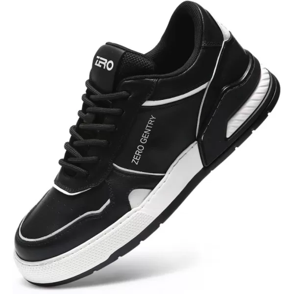 Mens Fashion Sneakers Genuine Leather Casual Walking Shoes for Men S1223319WinterBlack