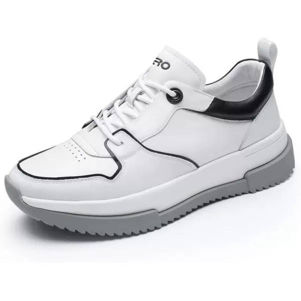 Mens Sneakers Thick Soles Athletic Shoes That Increase Your Height by 5cm 22 AutumnWhite