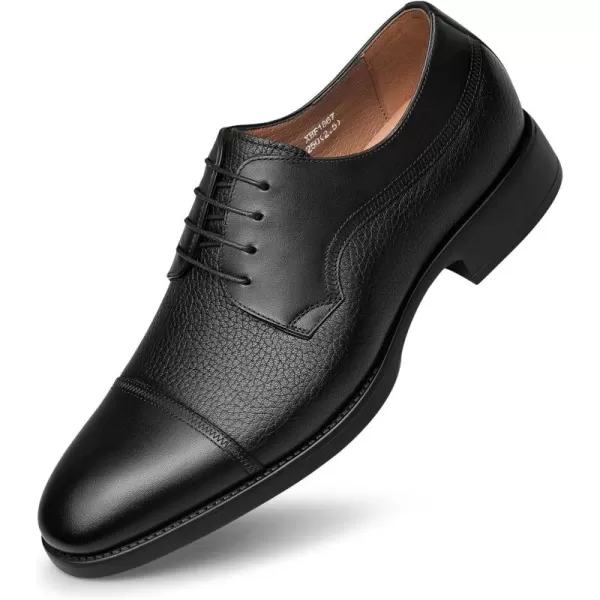 ZRO Mens Derby Dress Shoes wide formal leather shoes for men XBF1867 24 SpringBlack