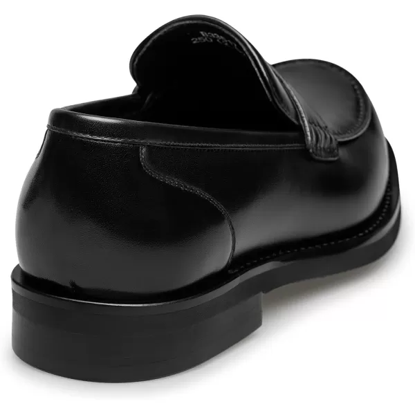 Mens Penny Loafers  Soft Genuine Leather Comfortable Fit B33517  23 WinterBlack