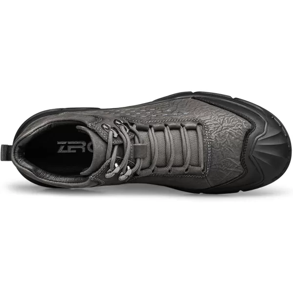 ZRO Mens Reinforced Work Boots with Insulated Sole and Laceup Closure H35707D 23 WinterGrey
