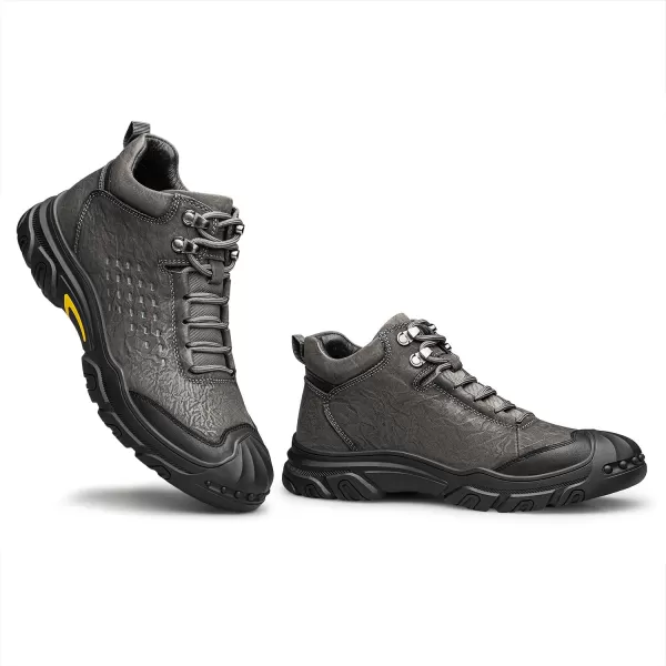 ZRO Mens Reinforced Work Boots with Insulated Sole and Laceup Closure H35707D 23 WinterGrey