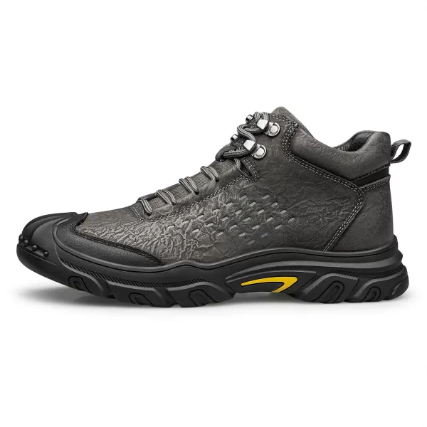 ZRO Mens Reinforced Work Boots with Insulated Sole and Laceup Closure H35707D 23 WinterGrey