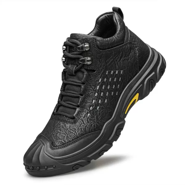ZRO Mens Reinforced Work Boots with Insulated Sole and Laceup Closure H35707D 23 WinterBlack
