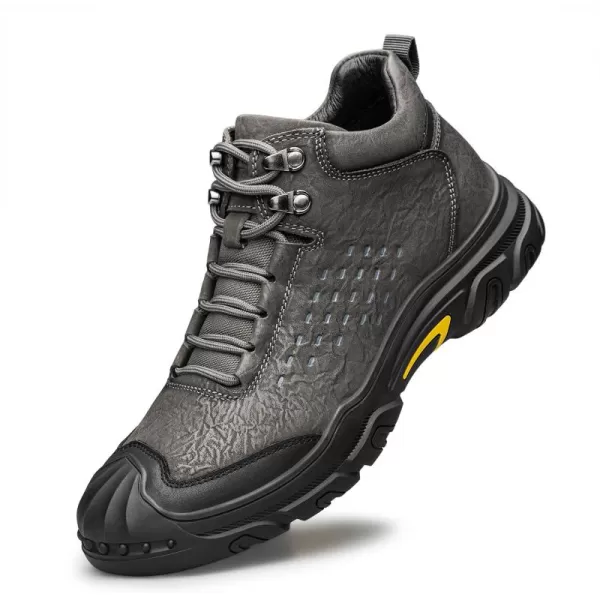 ZRO Mens Reinforced Work Boots with Insulated Sole and Laceup Closure H35707D 23 WinterGrey