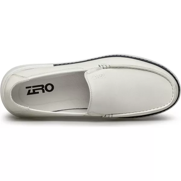 Mens loafers ampamp slipons simple design leather driving shoes for men R1312523 SpringWhite