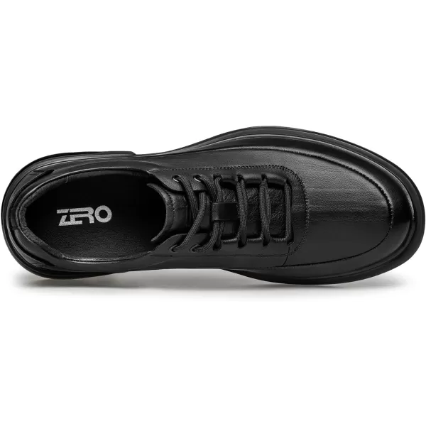 ZRO Mens Sneakers Wide Width Comfort Slip on Leather Shoes for Men D33622 23 WinterBlack