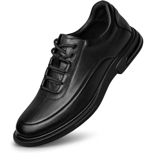 ZRO Mens Sneakers Wide Width Comfort Slip on Leather Shoes for Men D33622 23 WinterBlack