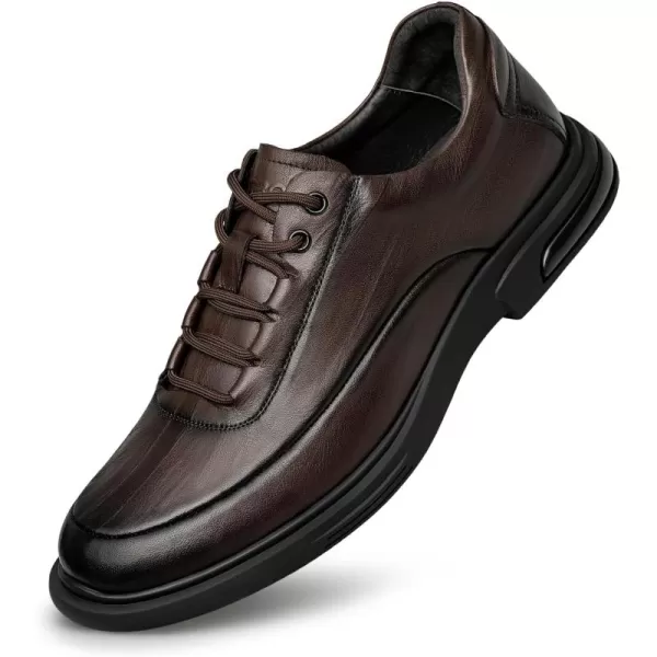 ZRO Mens Sneakers Wide Width Comfort Slip on Leather Shoes for Men D33622 23 WinterBrown