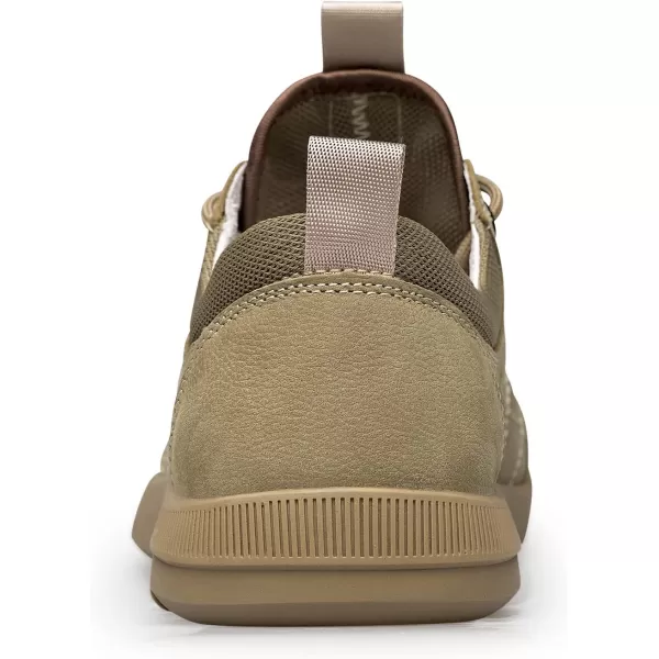 ZRO Mens Steel Toe Casual SneakersKhaki