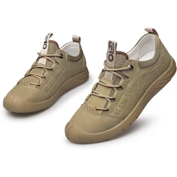 ZRO Mens Steel Toe Casual SneakersKhaki