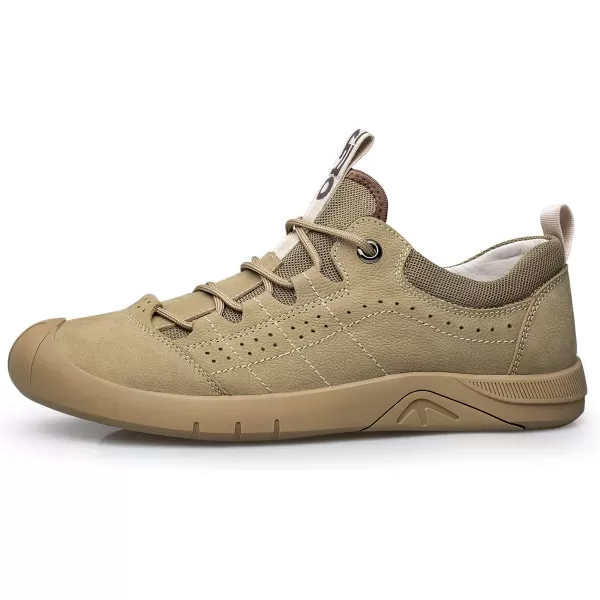 ZRO Mens Steel Toe Casual SneakersKhaki