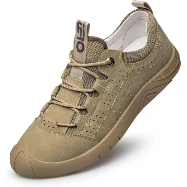 ZRO Mens Steel Toe Casual SneakersKhaki