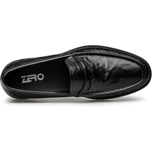 ZRO Mens penny loafers soft driving leather shoes for men DF1881 24 SpringBlack
