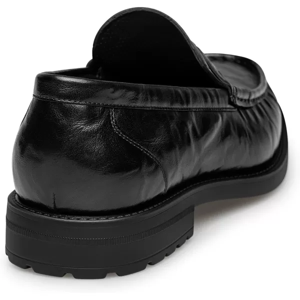ZRO Mens penny loafers soft driving leather shoes for men DF1881 24 SpringBlack