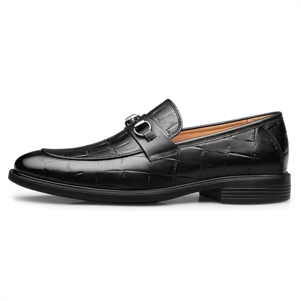 Mens dress shoes no tie leather comfort gentry loafers black oxford tuxedo shoes for men 22 modelBlack