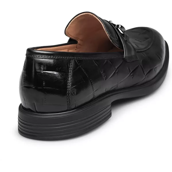 Mens dress shoes no tie leather comfort gentry loafers black oxford tuxedo shoes for men 22 modelBlack