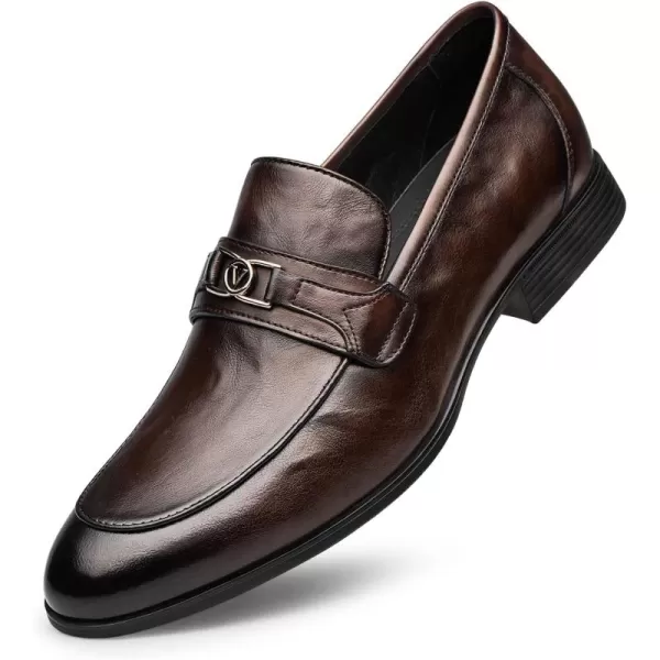 ZRO Mens Loafers ampamp Slipons for Wedding Party with horesbit Penny Loafer B1316823 SpringBrown