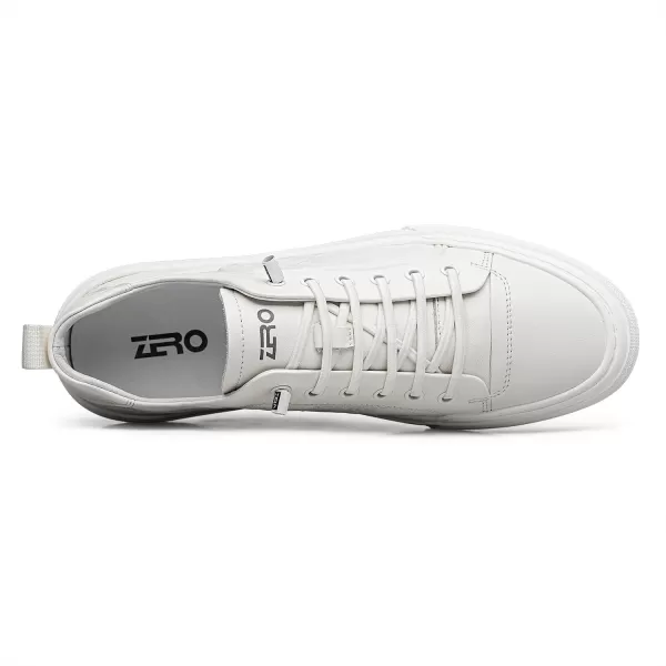 ZRO Mens Fashion Sneakers NonSlip Leather Shoes for Men S1310723 Spring White 8