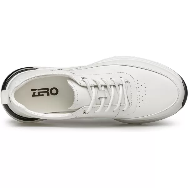 ZRO Mens Fashion Sneakers lace Type Easy to wear Walking Shoes for Men XYF1880 24 SpringWhite