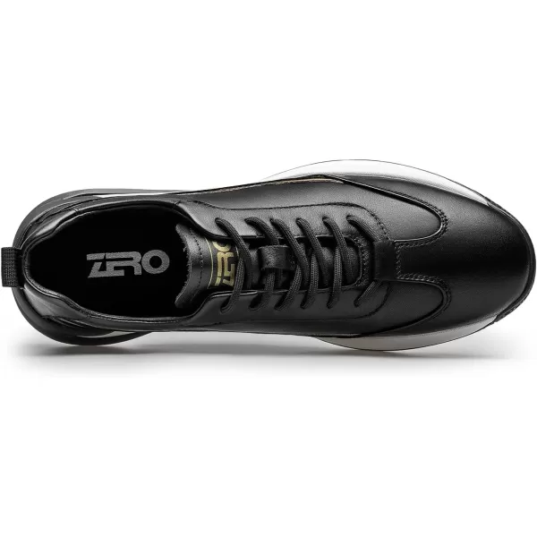 ZRO Mens Wingtip Comfortable Fashion SneakersBlack