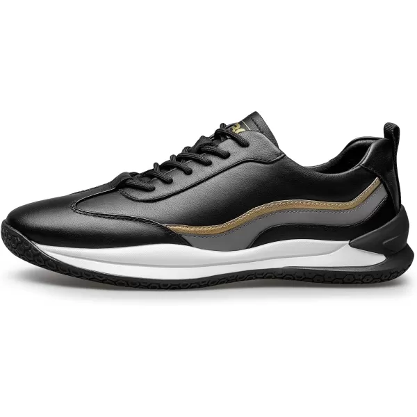 ZRO Mens Wingtip Comfortable Fashion SneakersBlack