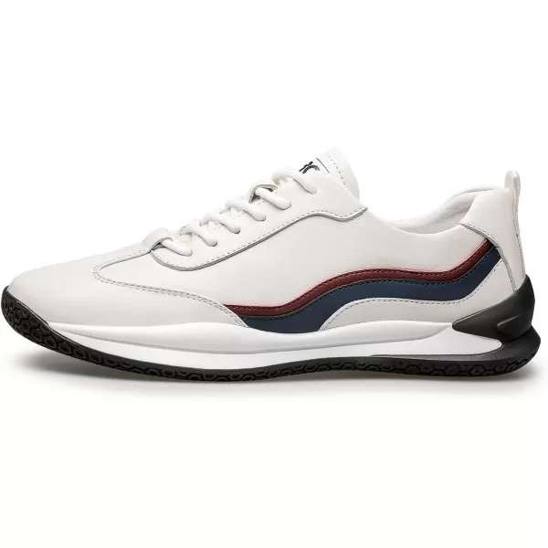 ZRO Mens Wingtip Comfortable Fashion SneakersWhite