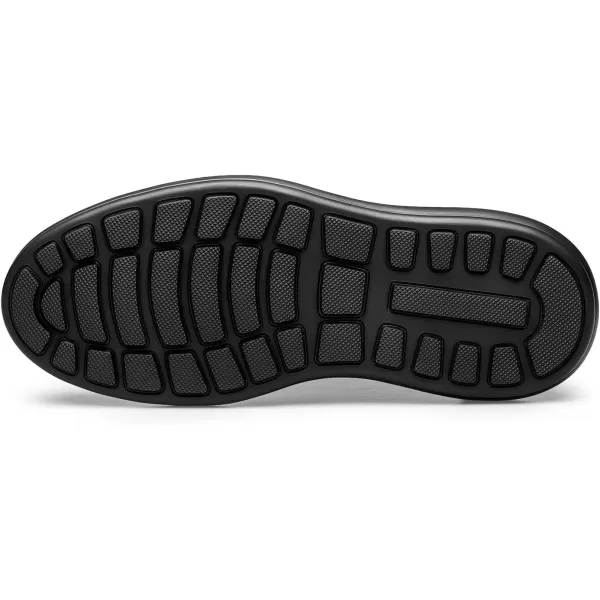 Leather ShoeStyle Sneakers Brogue Style Stylish and take Off B1223657AutumnBlack