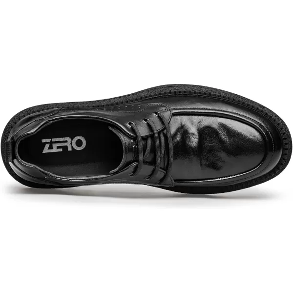 Mens Casual Derby Shoes  Genuine Leather Rubber Sole B33515 23 WinterBlack