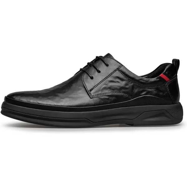 Mens Casual sneakers  Genuine Leather Rubber Nonslip Sole R3338523 WinterBlack