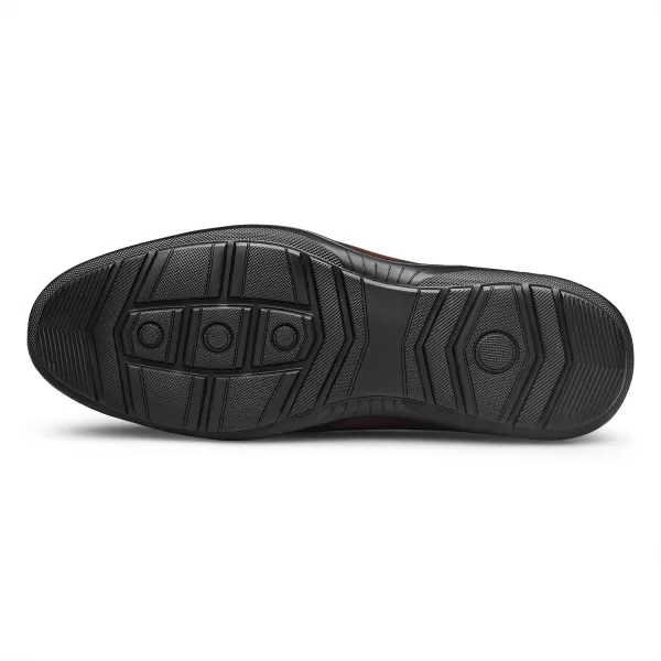 Mens CrocodileEmbossed Penny Loafers  Comfortable Wide Fit Genuine Leather N33586 23 WinterBlack