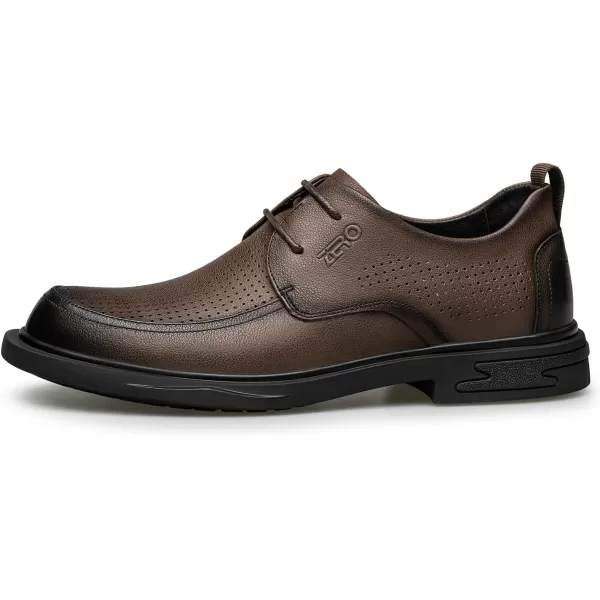Mens Derby Shoes Good air Permeability Summer Oxford Shoes for Men B23218X23 SummerBrown
